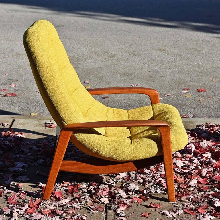 Lounge Chair with Ottoman by R. Huber and Co. at 1stDibs