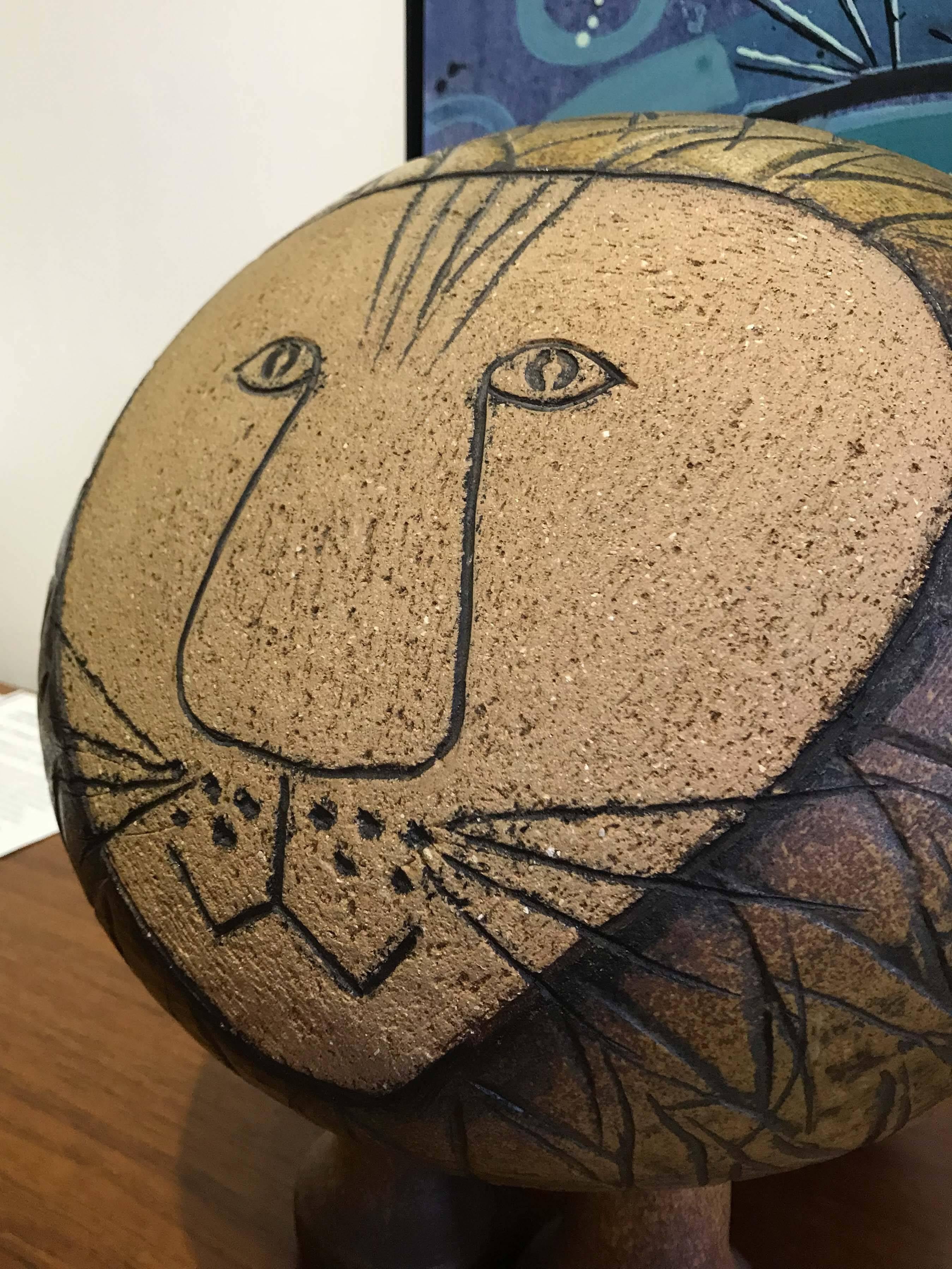 Pottery Lisa Larson for Gustavsberg Large Lion