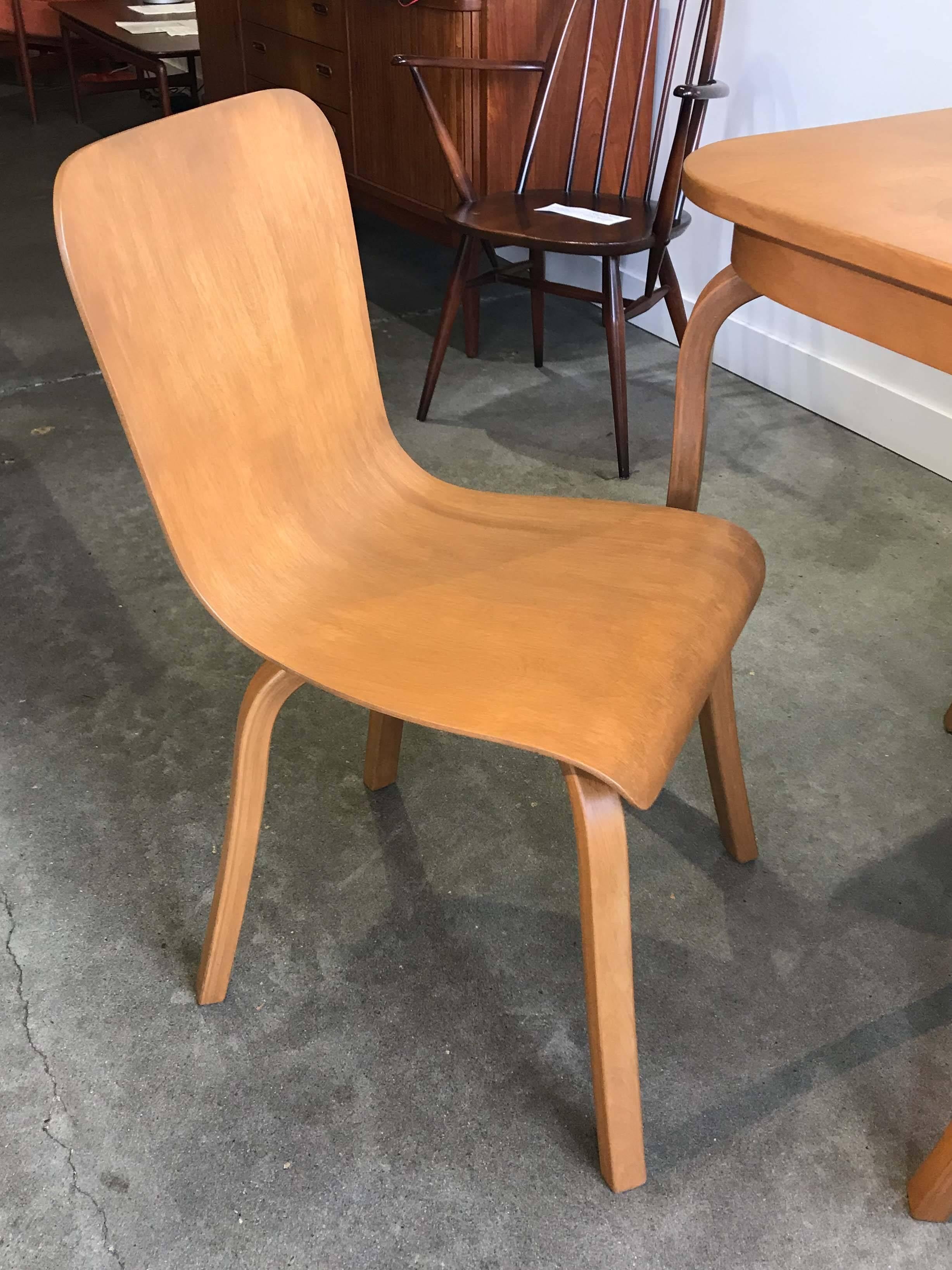 Mid-20th Century Bentwood Dining Set by Waclaw Czerwinski and Hilary Sylolt