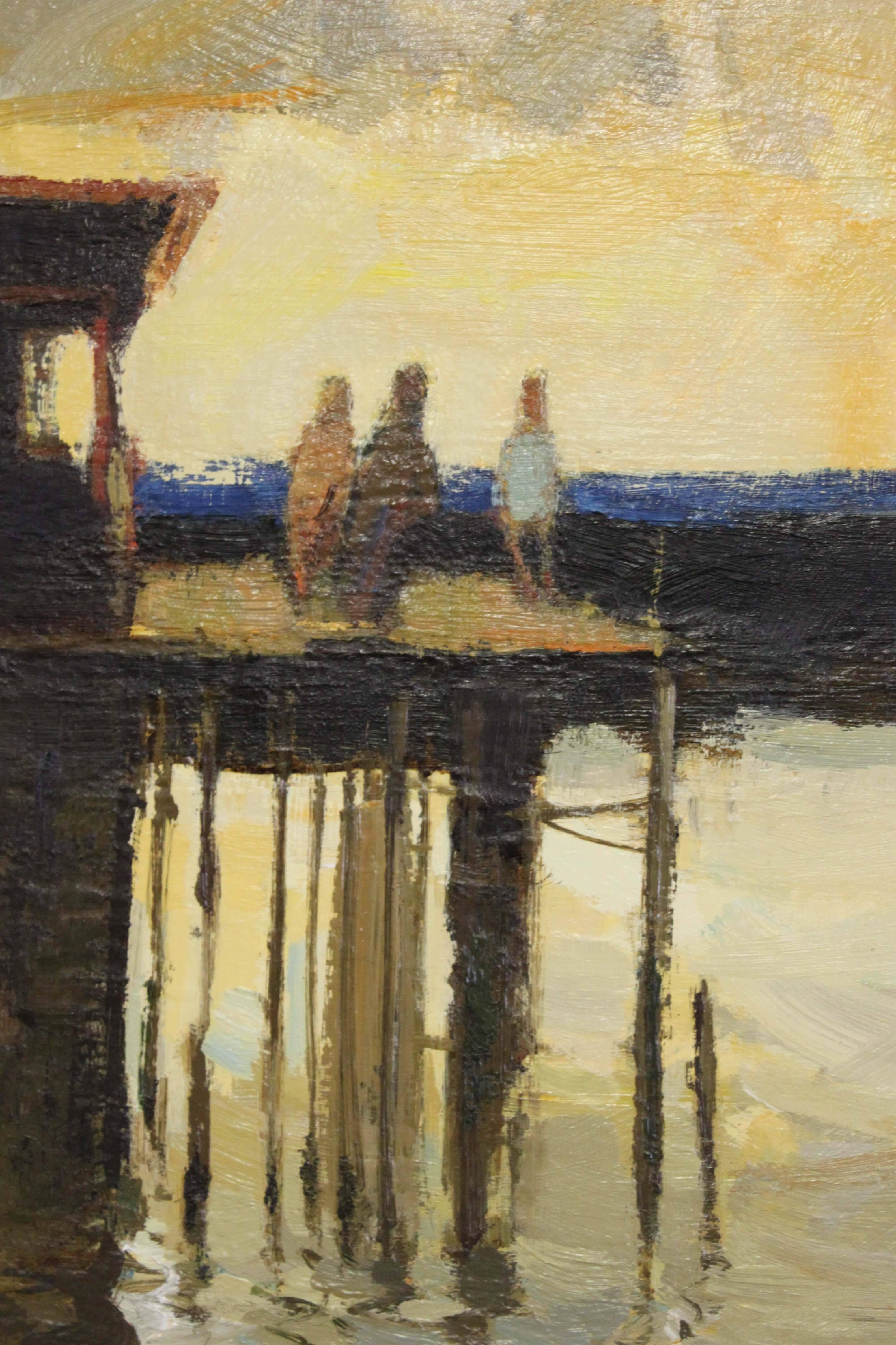 Mid-Century Modern Pier by Lenard Kester For Sale