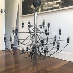 Model 2097/30 Chandelier by Gino Sarfatti for Flos, Pair