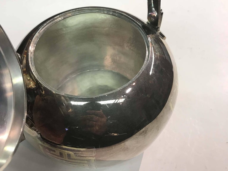 Solid Sterling Silver Korean Teapot at 1stDibs