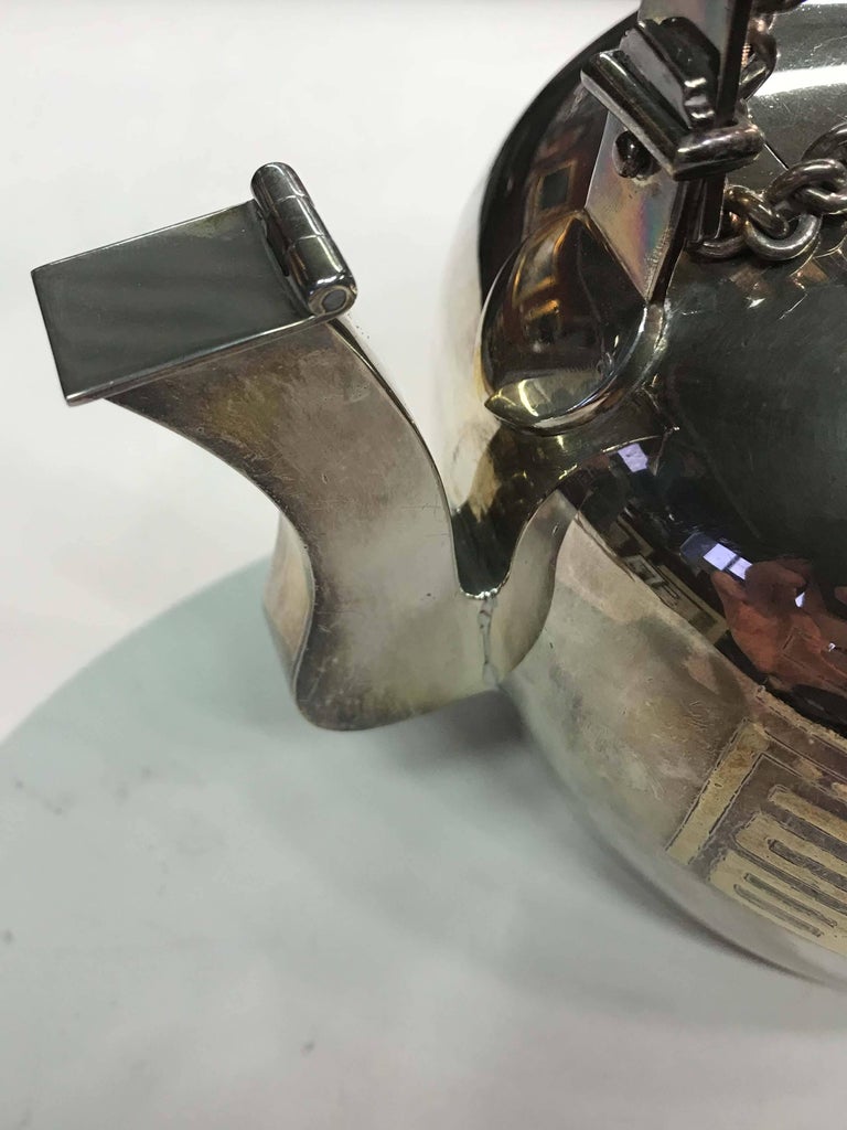 Solid Sterling Silver Korean Teapot at 1stDibs