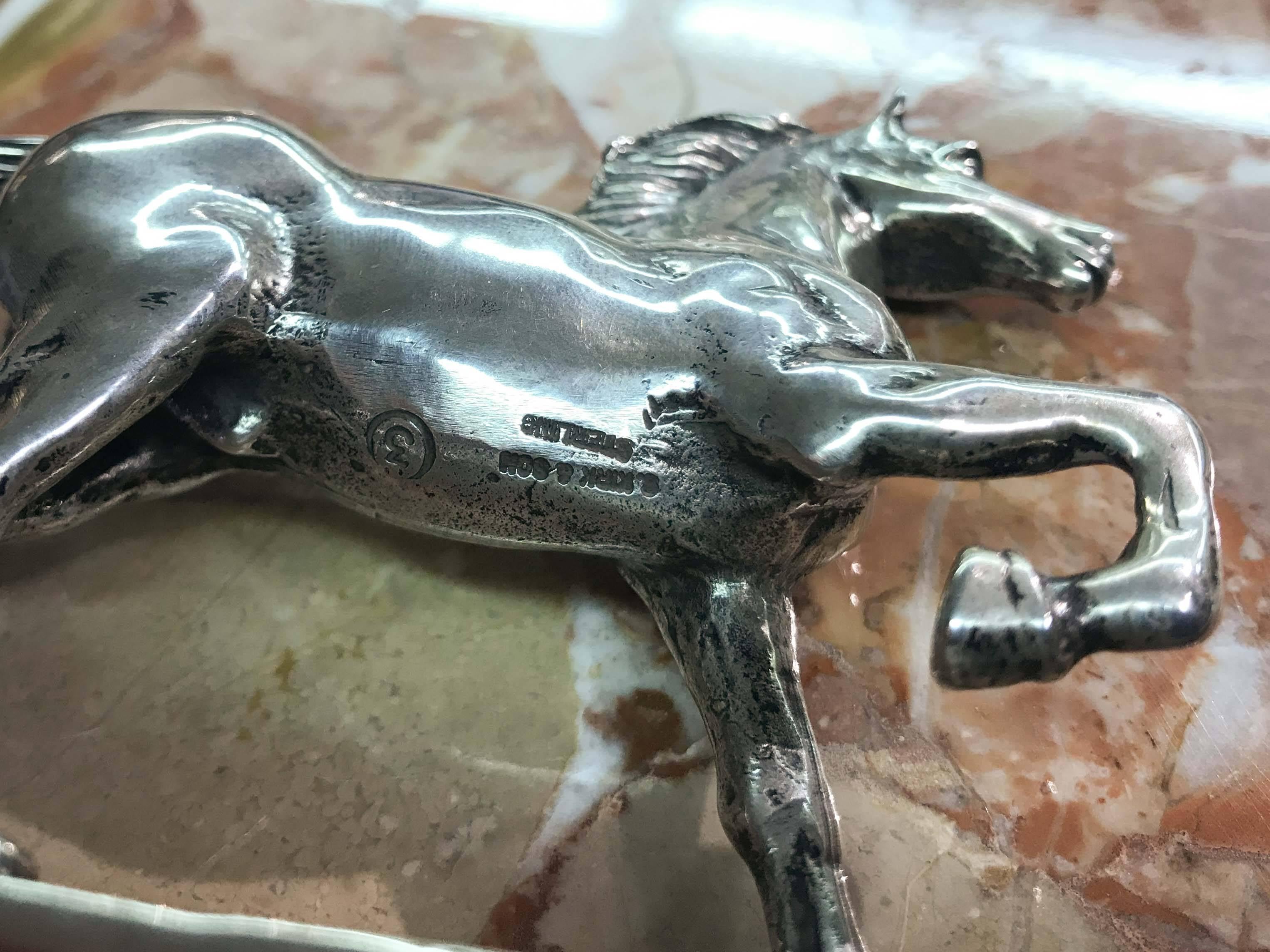 S. Kirk & Sons Solid Silver Horse Figurine For Sale 1