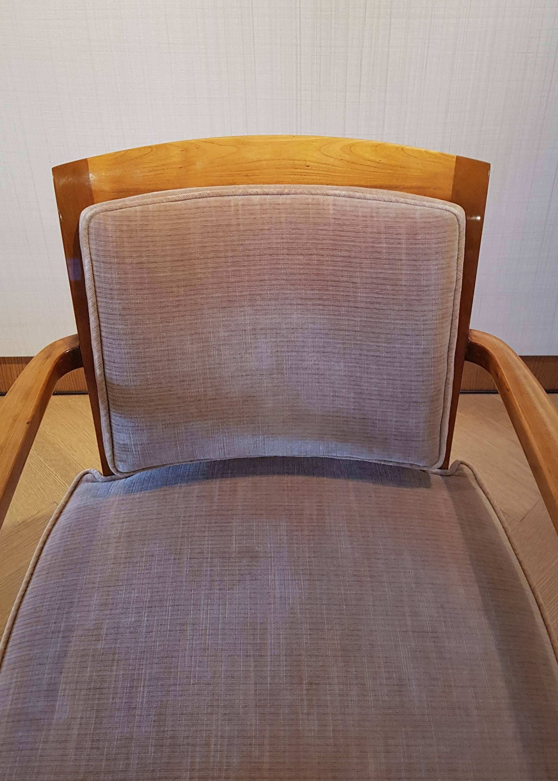 Michel Roux-Spitz Dining Chairs, Set of Six In Good Condition For Sale In Vancouver, BC