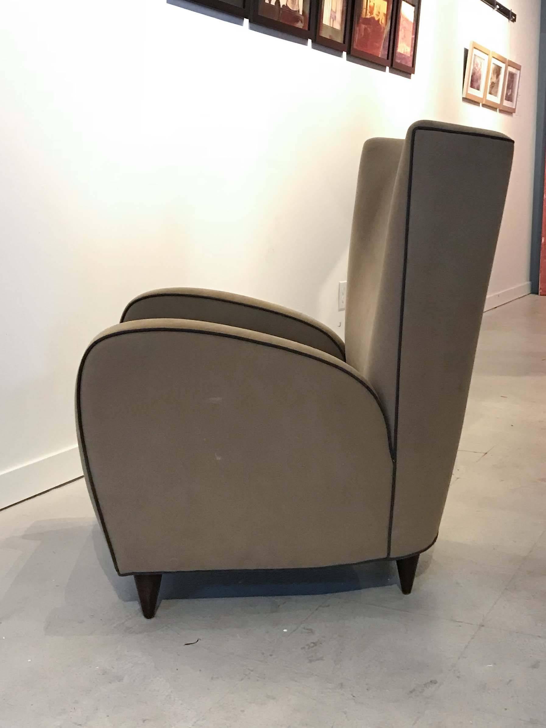 Art Deco Pair of Paolo Buffa Armchairs For Sale