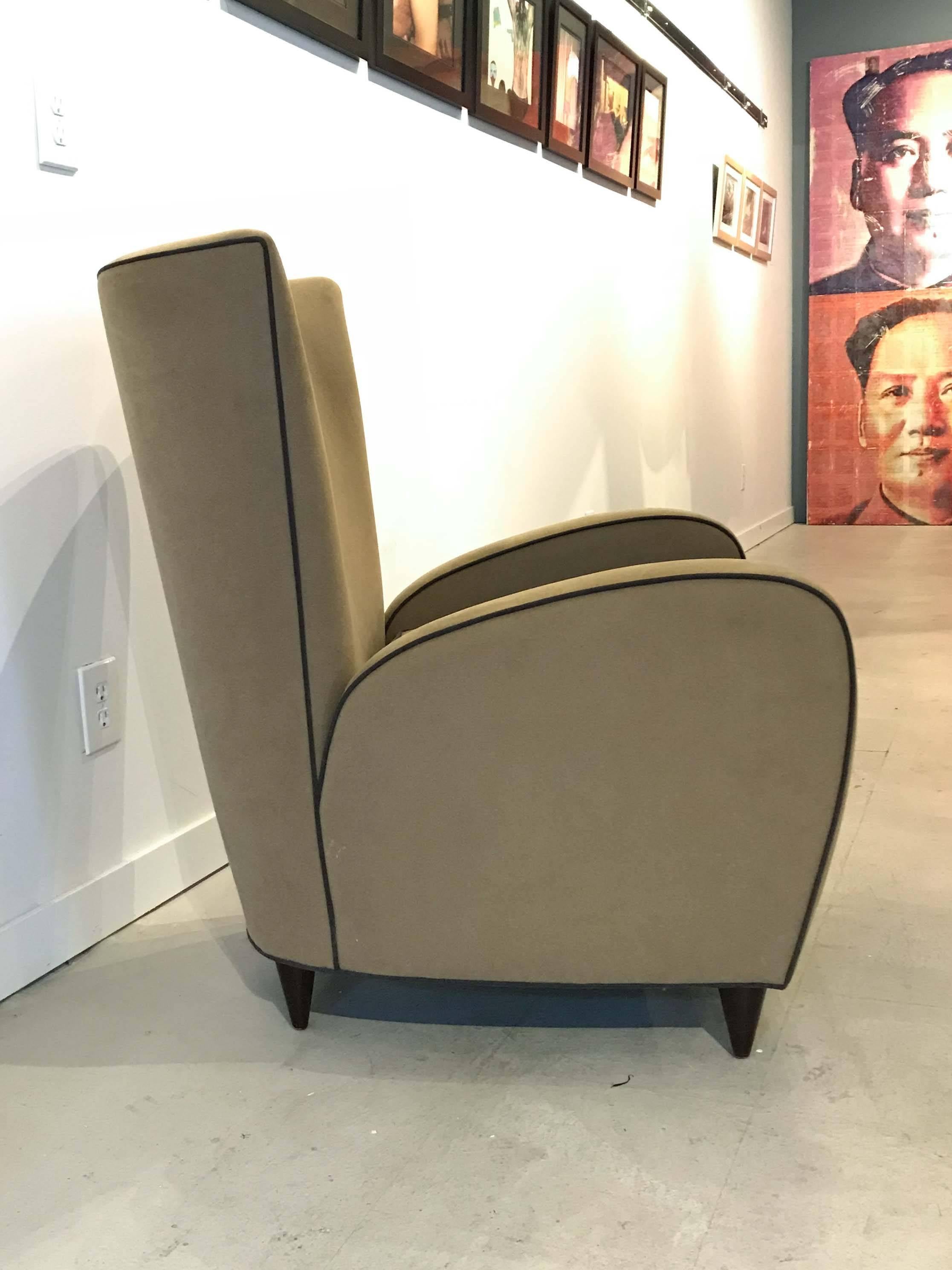 Italian Pair of Paolo Buffa Armchairs For Sale