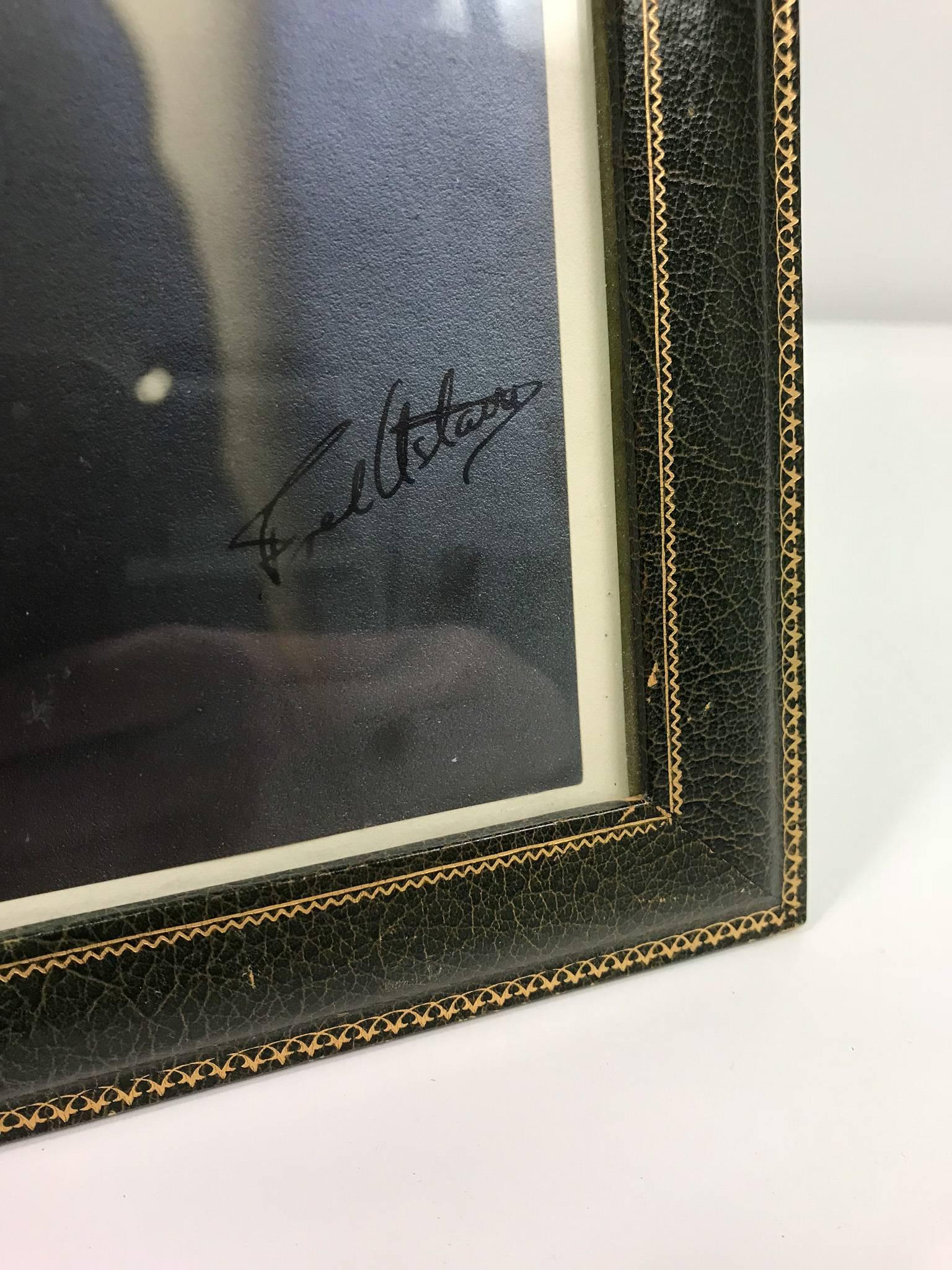 Fred Astaire Photographed Portrait, Signed in Asprey Frame For Sale 1