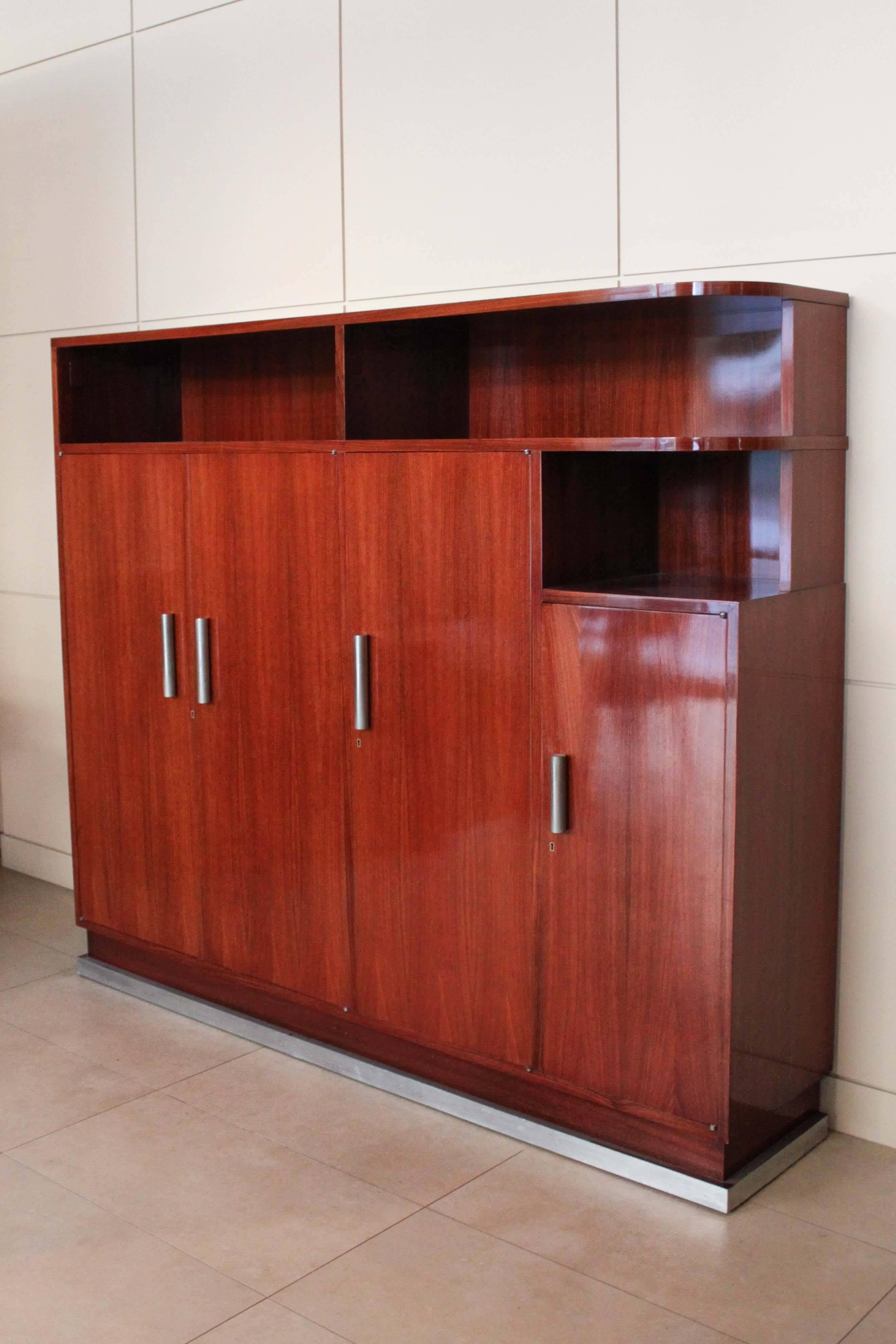 Art Deco Desk and Cabinet For Sale 1