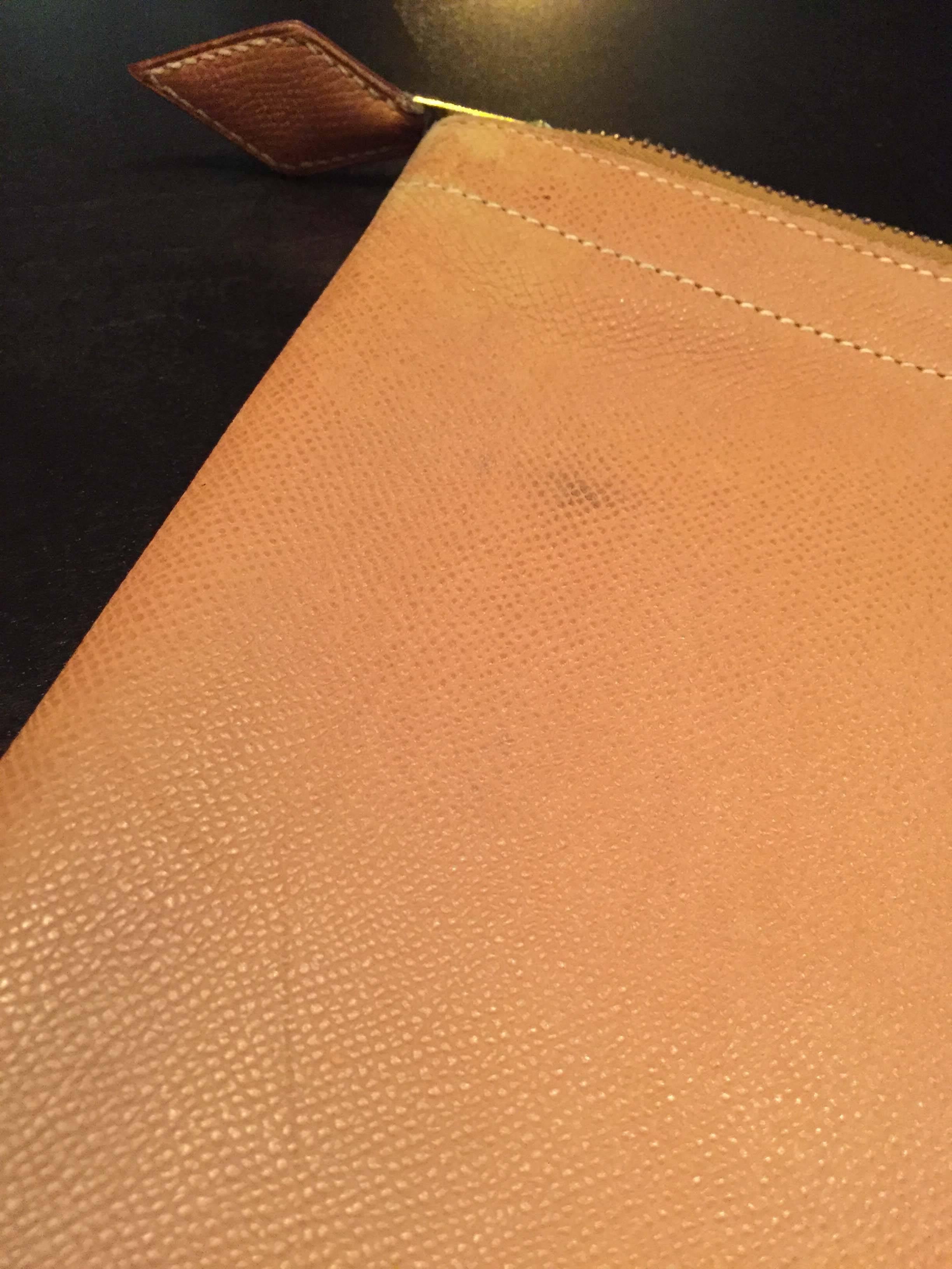 Hermès Leather Portfolio In Good Condition In Vancouver, BC