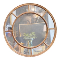 18th Century George III Giltwood Circular Mirror