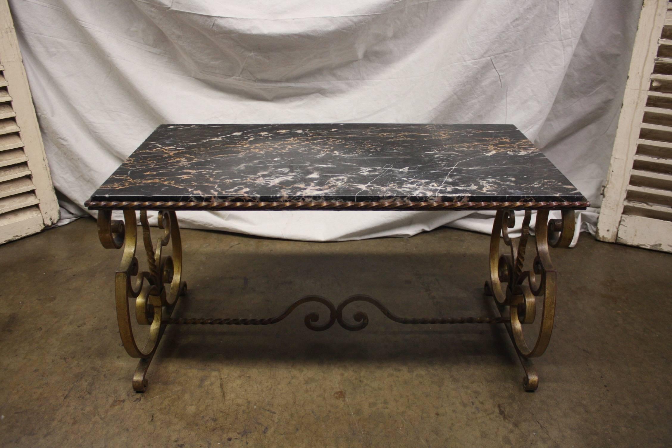 Early 20th century French coffee table.