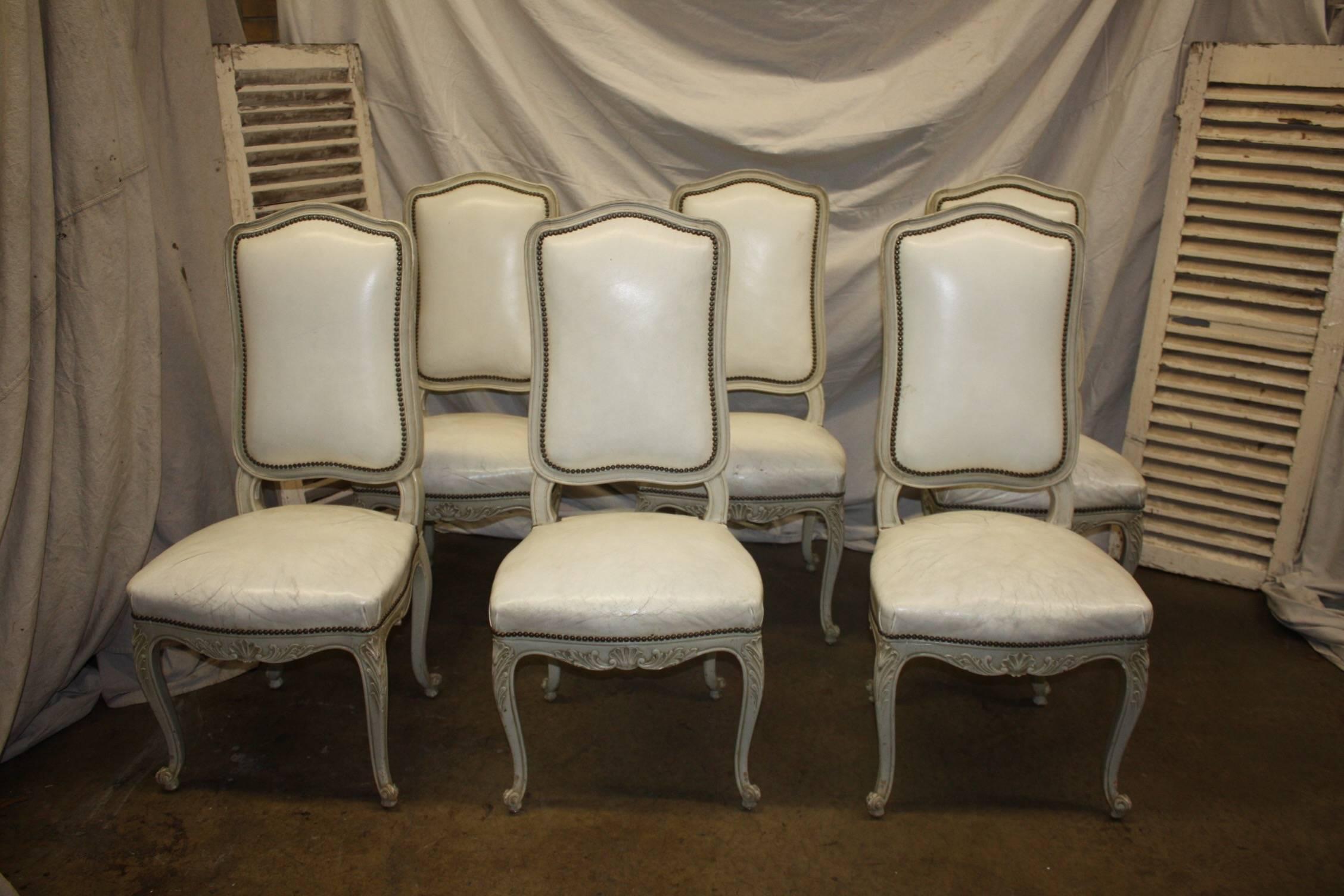 Exquisite 19th Century Italian Painted Chairs 2