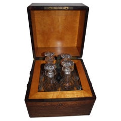 Charles X Liqueur Box, Mahogany & Rosewood Inlay, France, Circa 1824