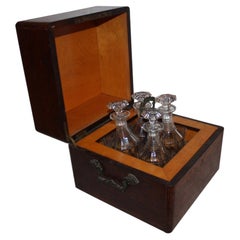 Charles X Liqueur Box, Mahogany & Rosewood Inlay, France, Circa 1824