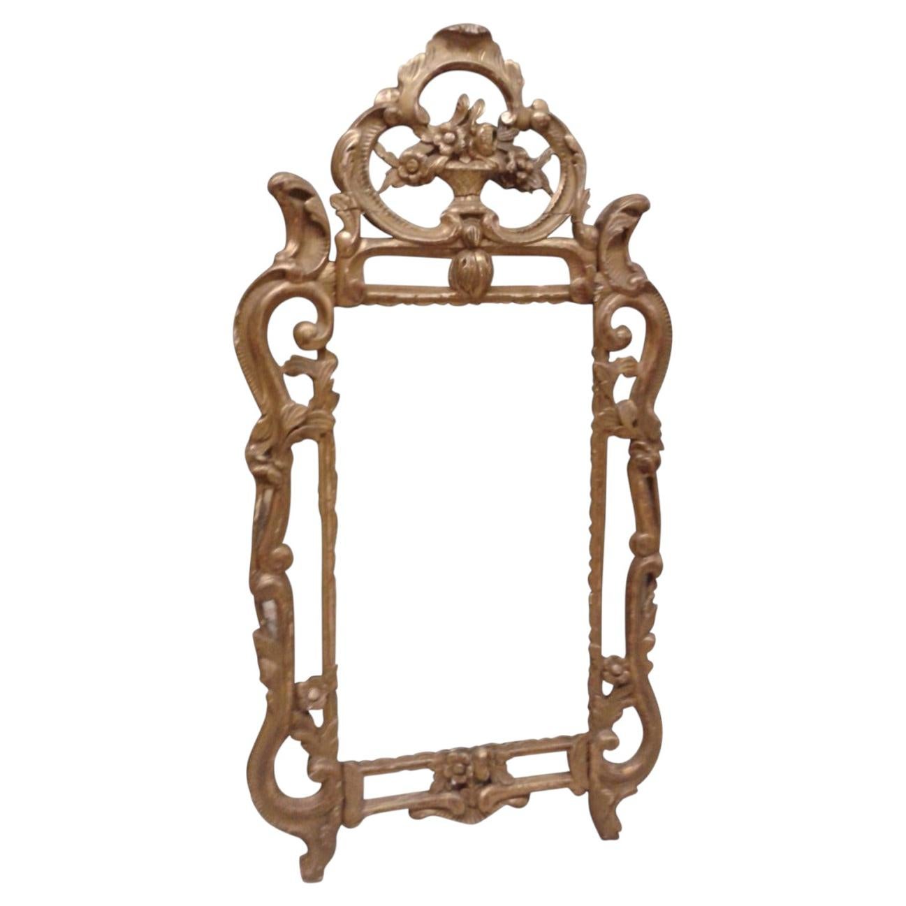 French 19th Century Provençal Mirror, Giltwood frame, Circa 1850 For Sale