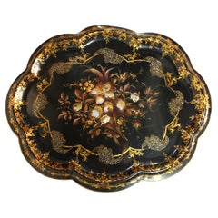 Mid-19th Century French Lacquered Tray Table, Napoleon III