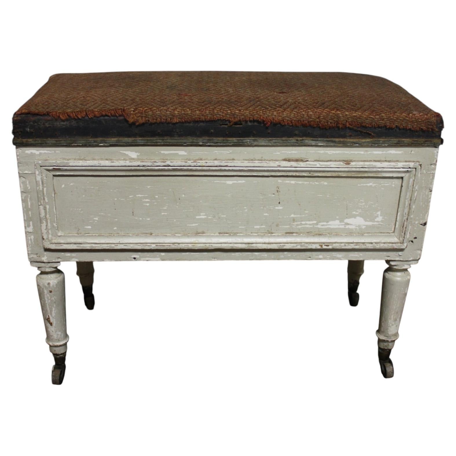 French, 19th Century, Stool or Small Bench