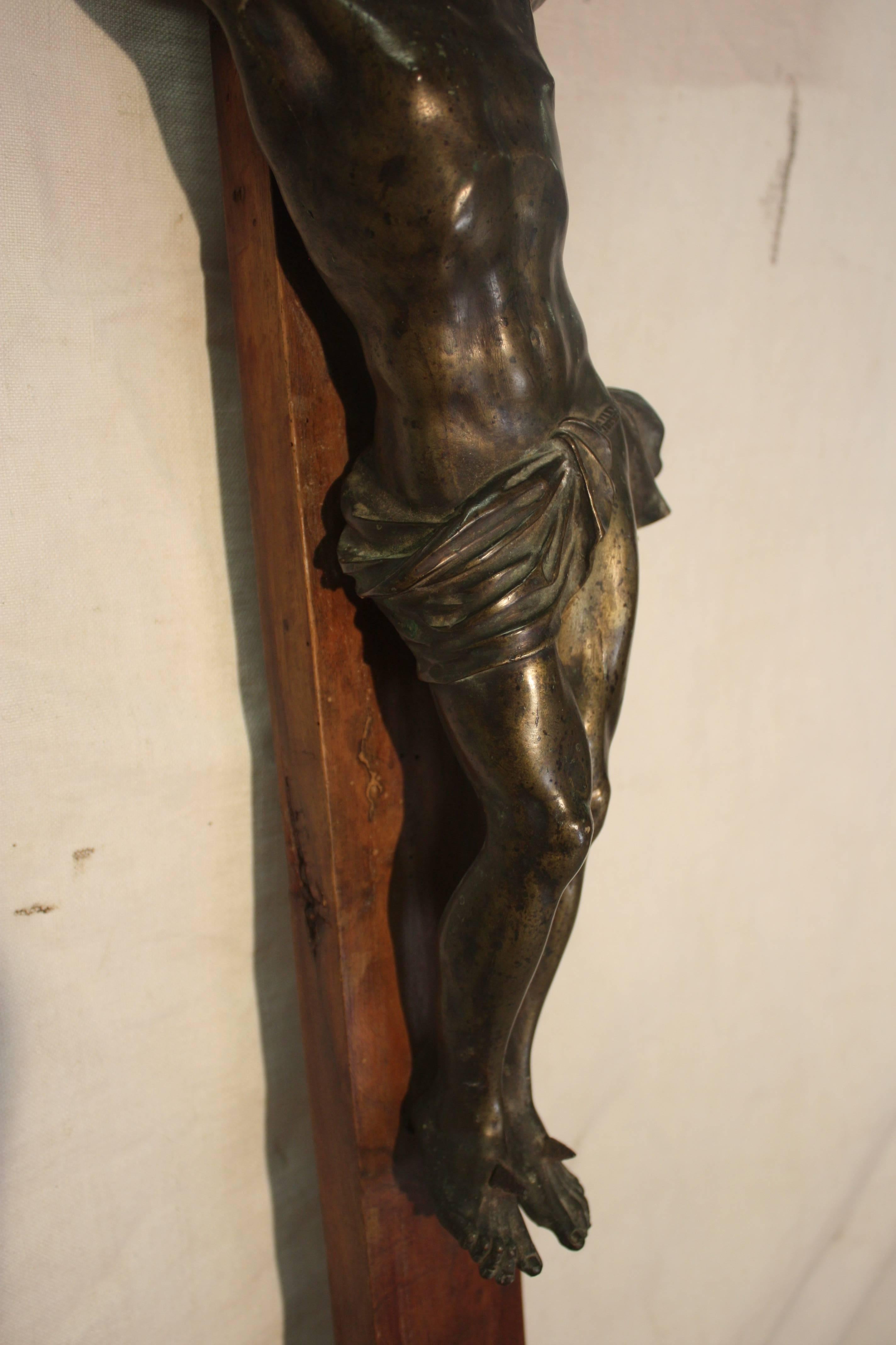 Beautiful 18th Century Bronze Christ 1