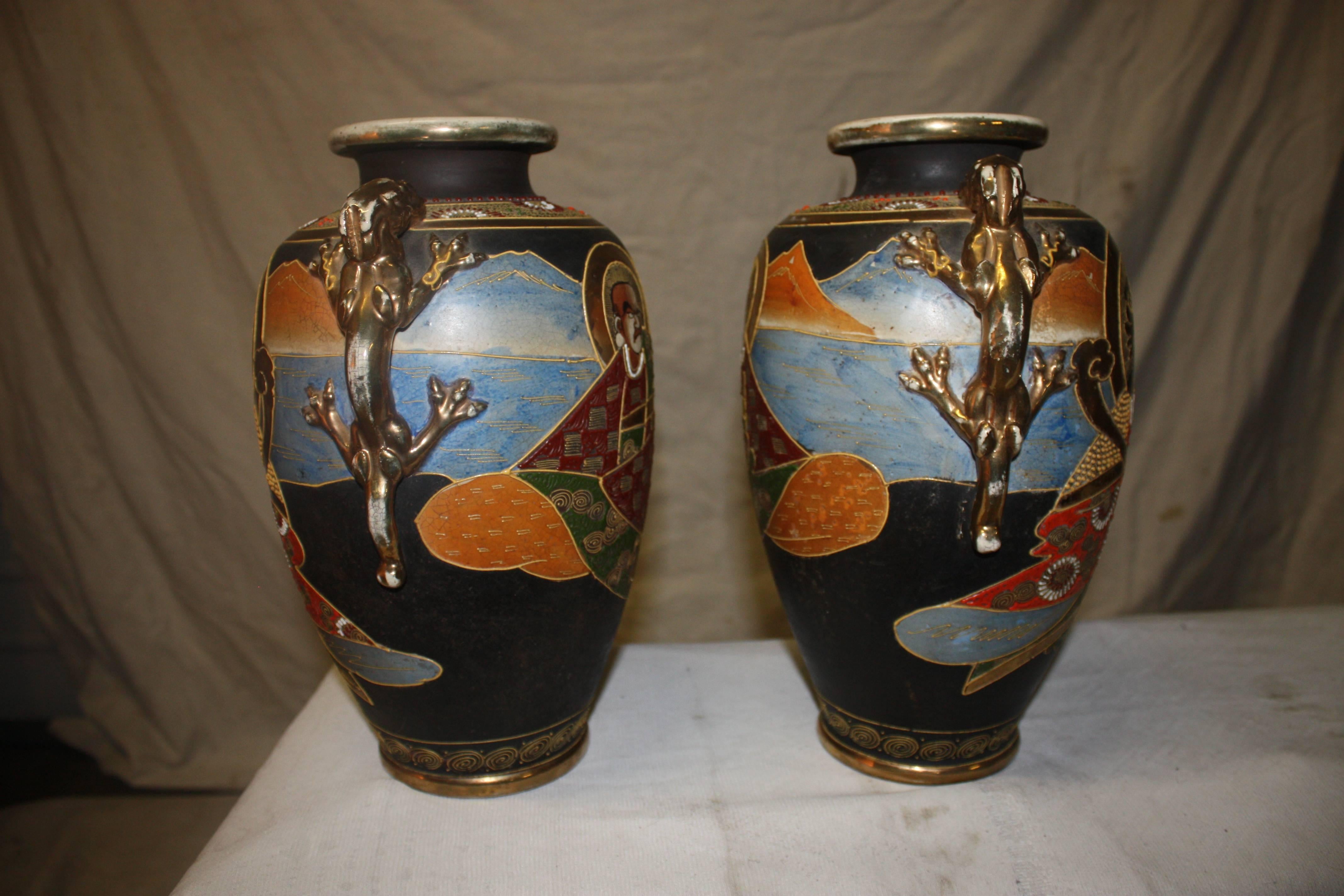 Ceramic Pair of 19th Century 