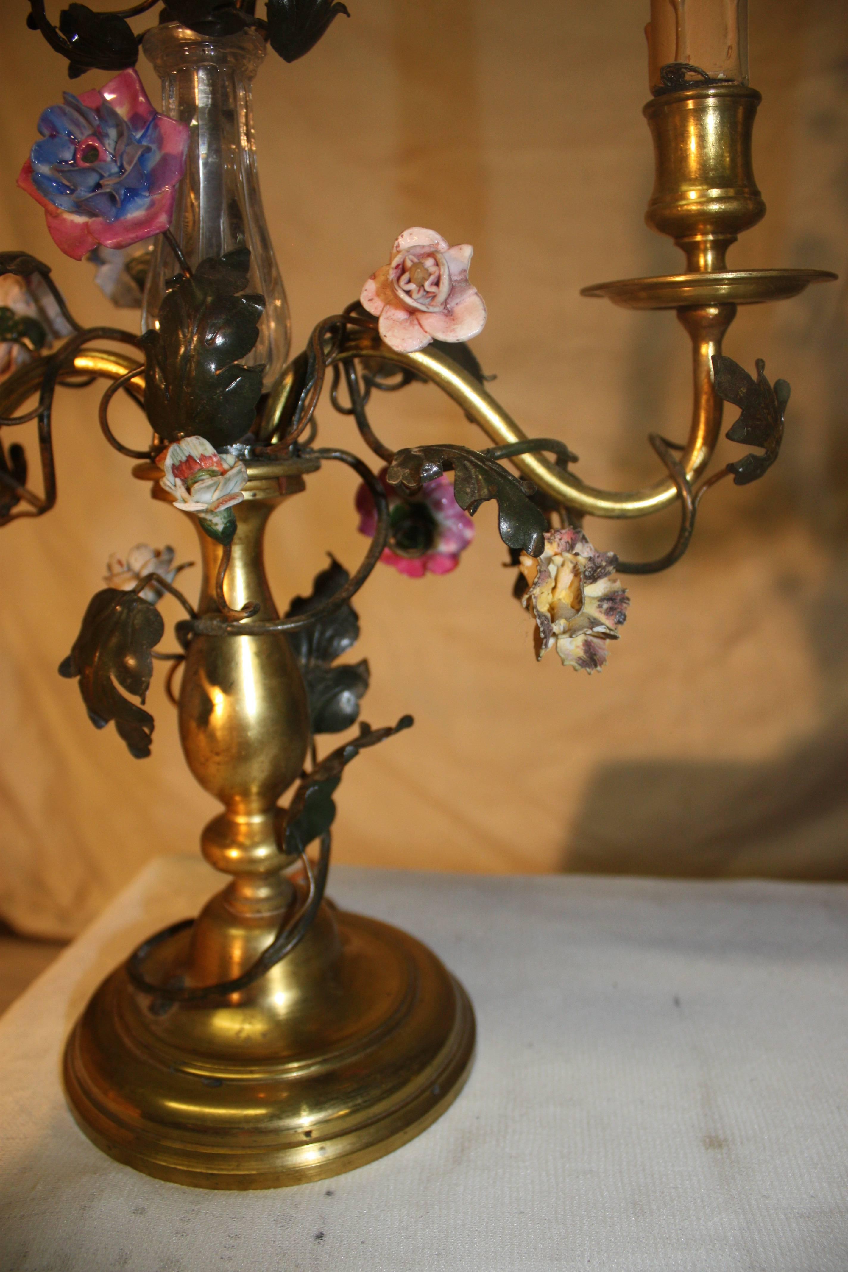 Pair of 19th Century French Candelabras In Excellent Condition In Stockbridge, GA