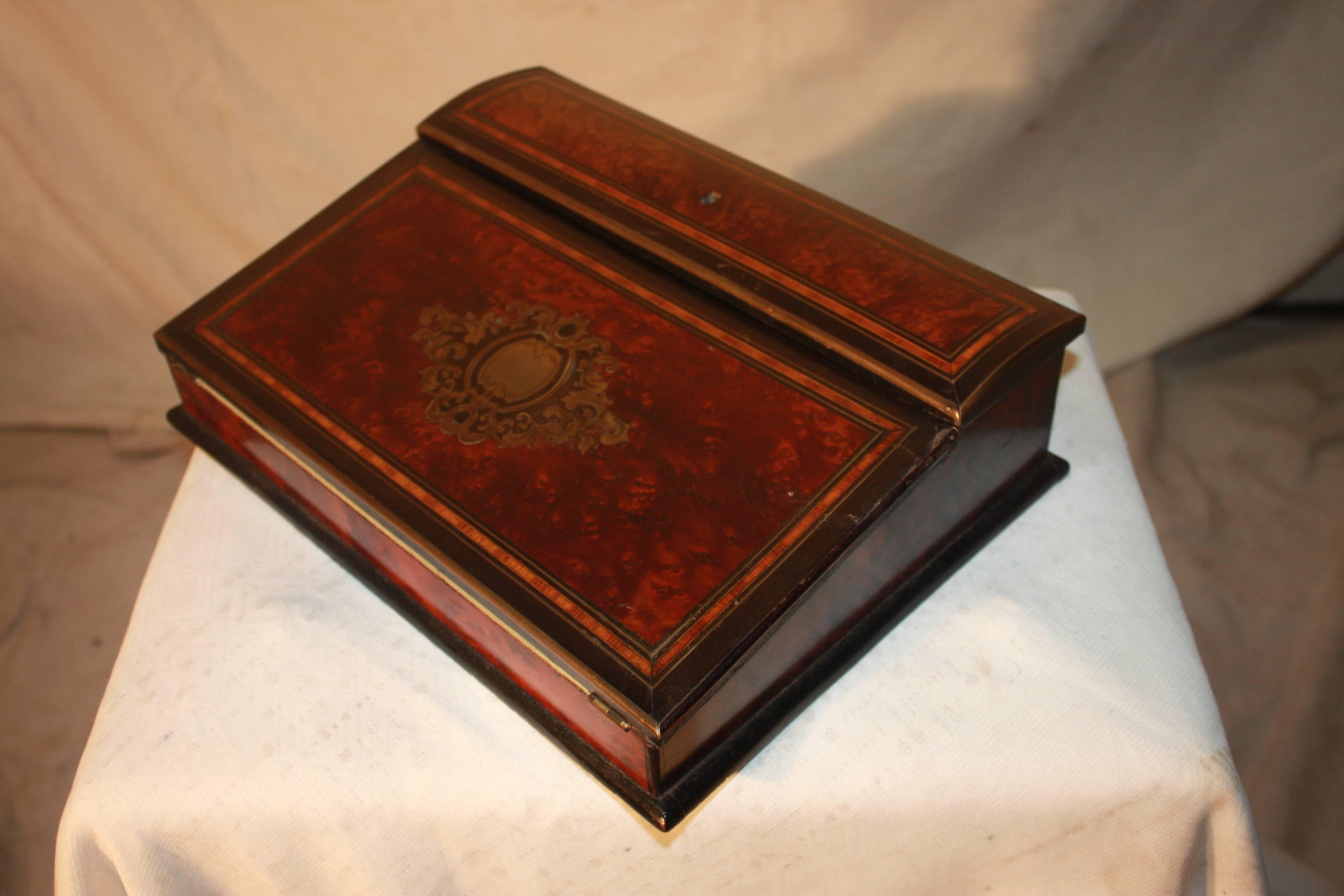 Charming 19th century French writing case.