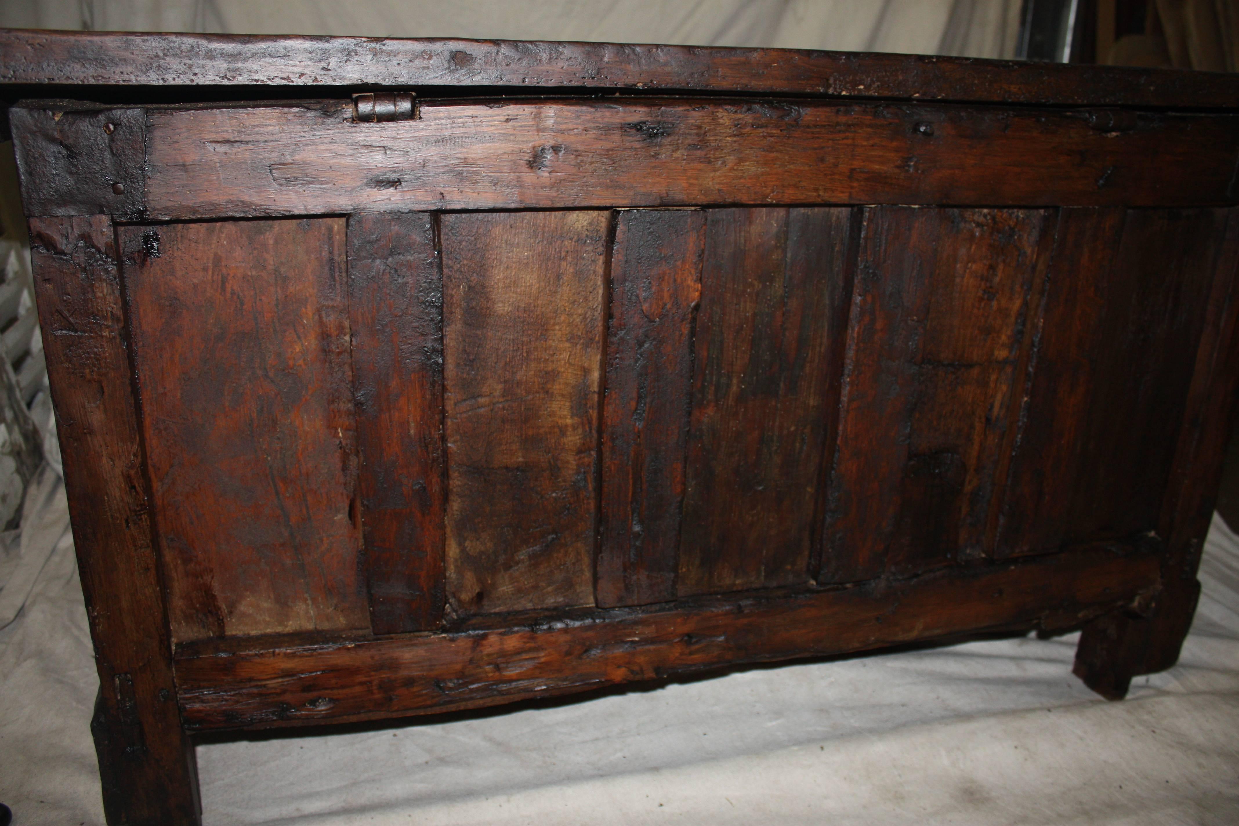Late Rustic 17th Century Trunk 3