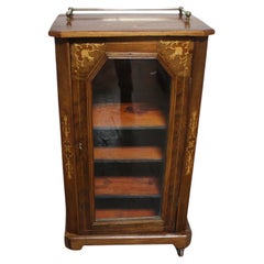 19th Century French Walnut Bar Cabinet, Napoleon III Style, Circa 1850