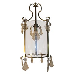 Lanterne française en bronze du début du XXe siècle, style Louis XVI