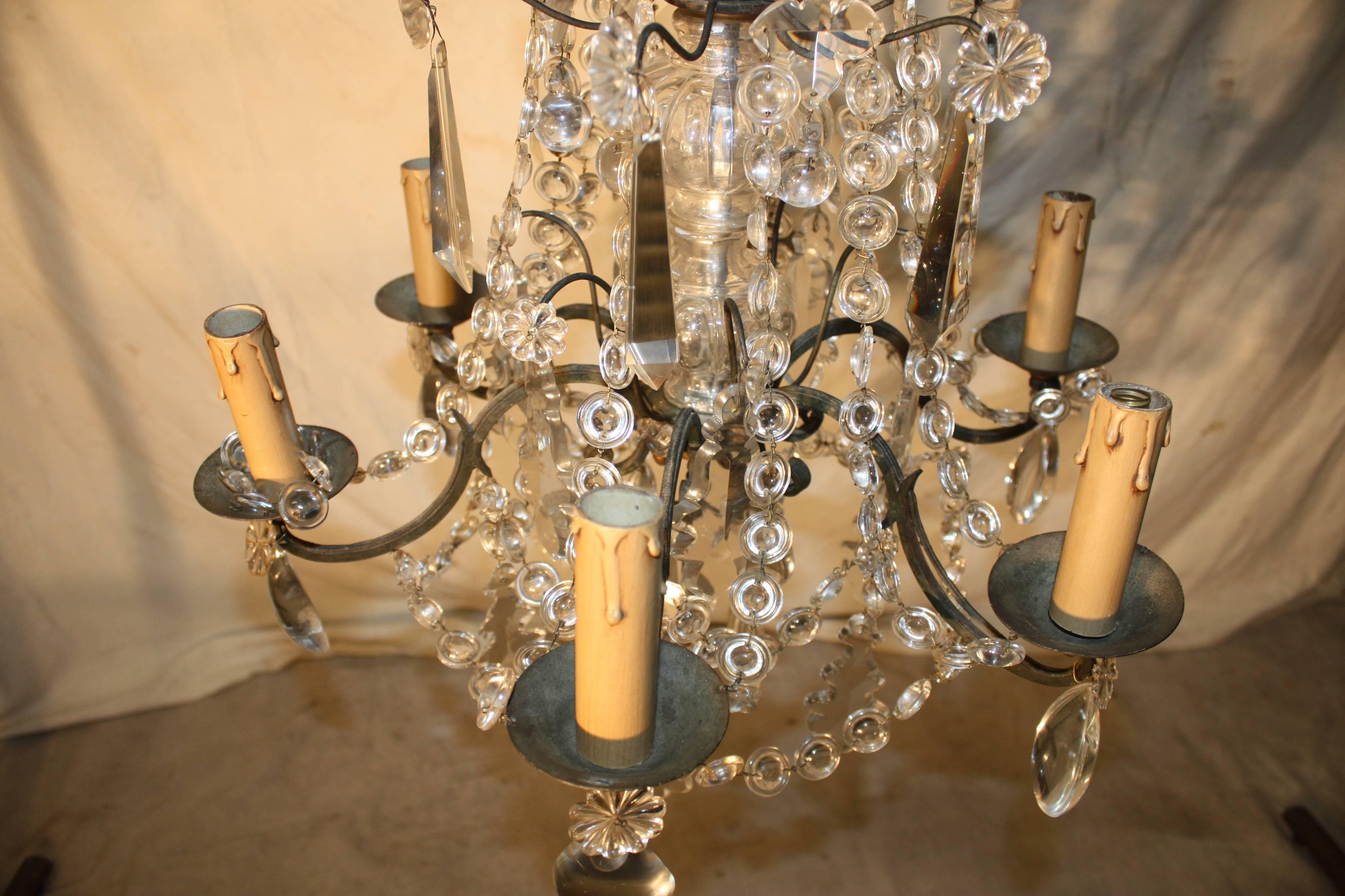 19th Century French Chandelier For Sale 1