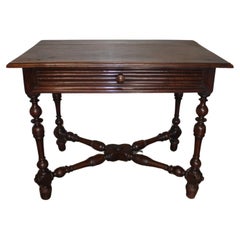 French 18th Century Writing Table, Walnut, Louis XIV Style