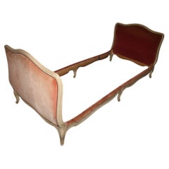 19th Century French Louis XV Lacquered Bed Frame, Circa 1880