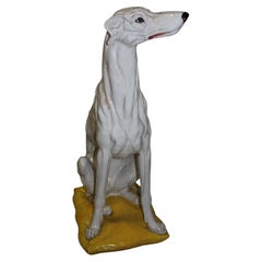 Superb Italian Greyhound Dog Sculpture
