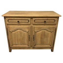 French Oak Buffet, Louis XIV Style, Early 20th Century, Circa 1920