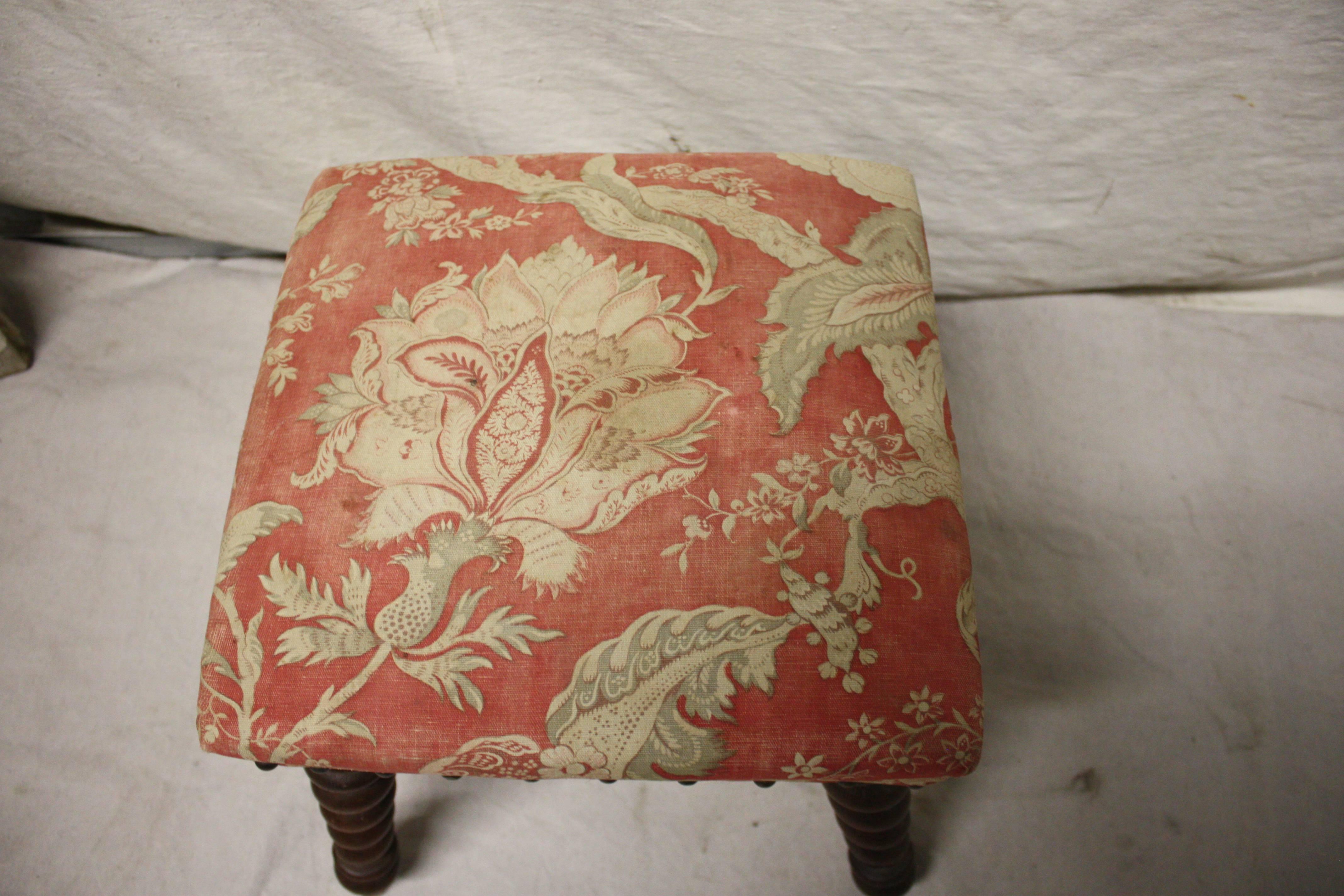 19th Century Stool, Maison Jeanselme In Good Condition For Sale In Stockbridge, GA