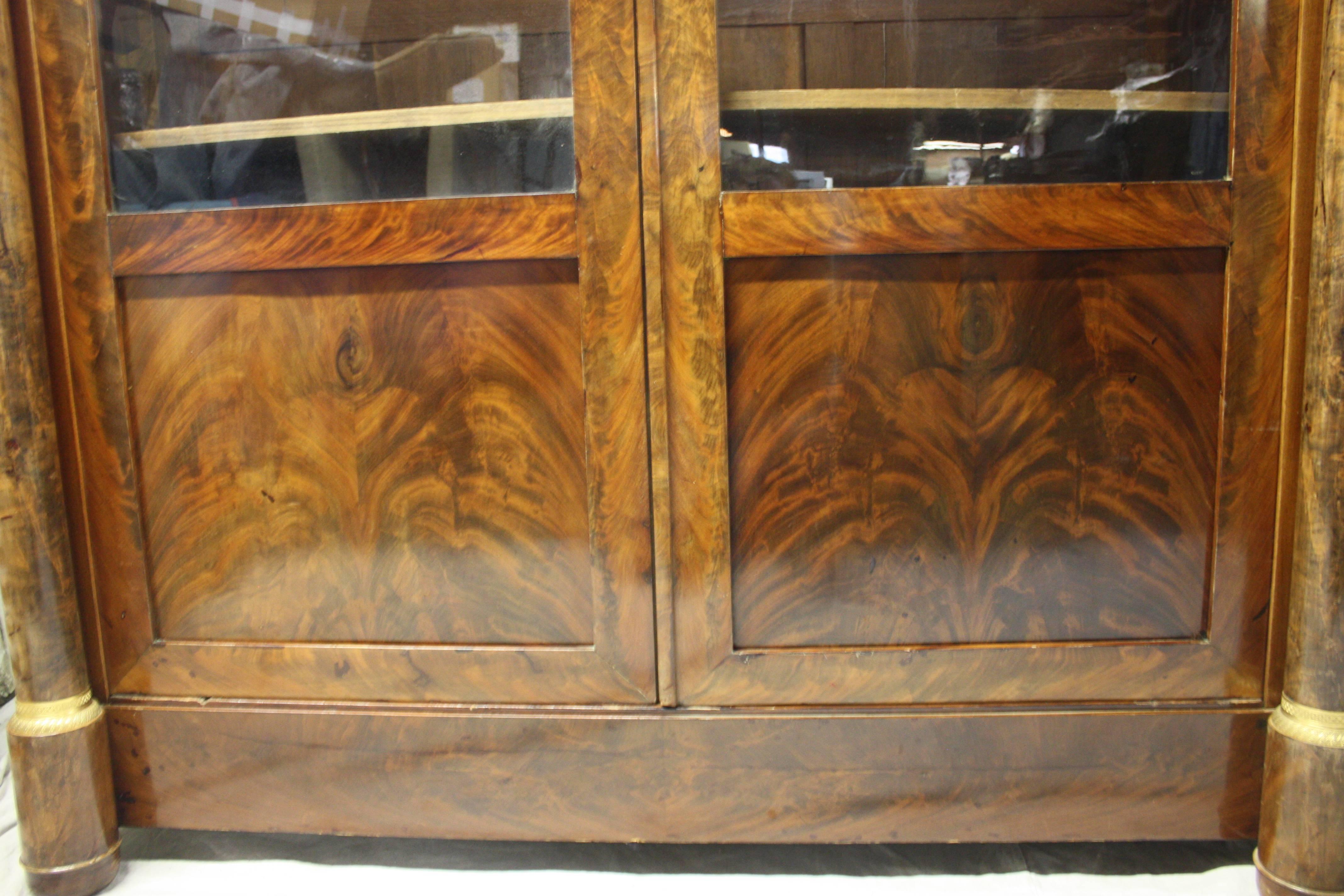 19th Century French Empire Period Bookcase