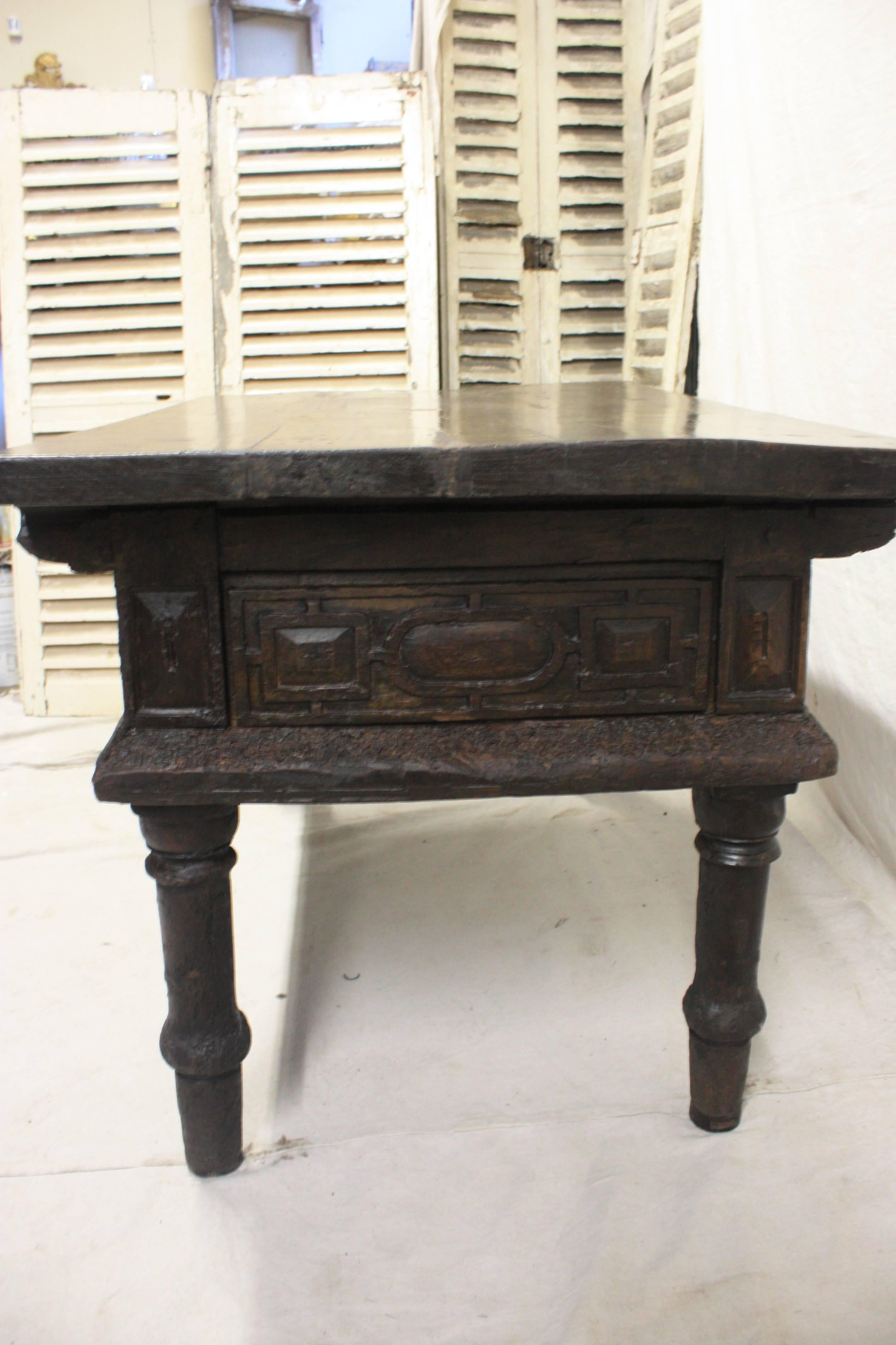 Hand-Carved 16th Century Rustic Table