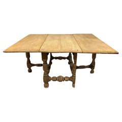 18th Century French Oak Getleg Table, Louis XIII Style, Circa 1750