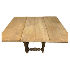 18th Century French Oak Getleg Table, Louis XIII Style, Circa 1750