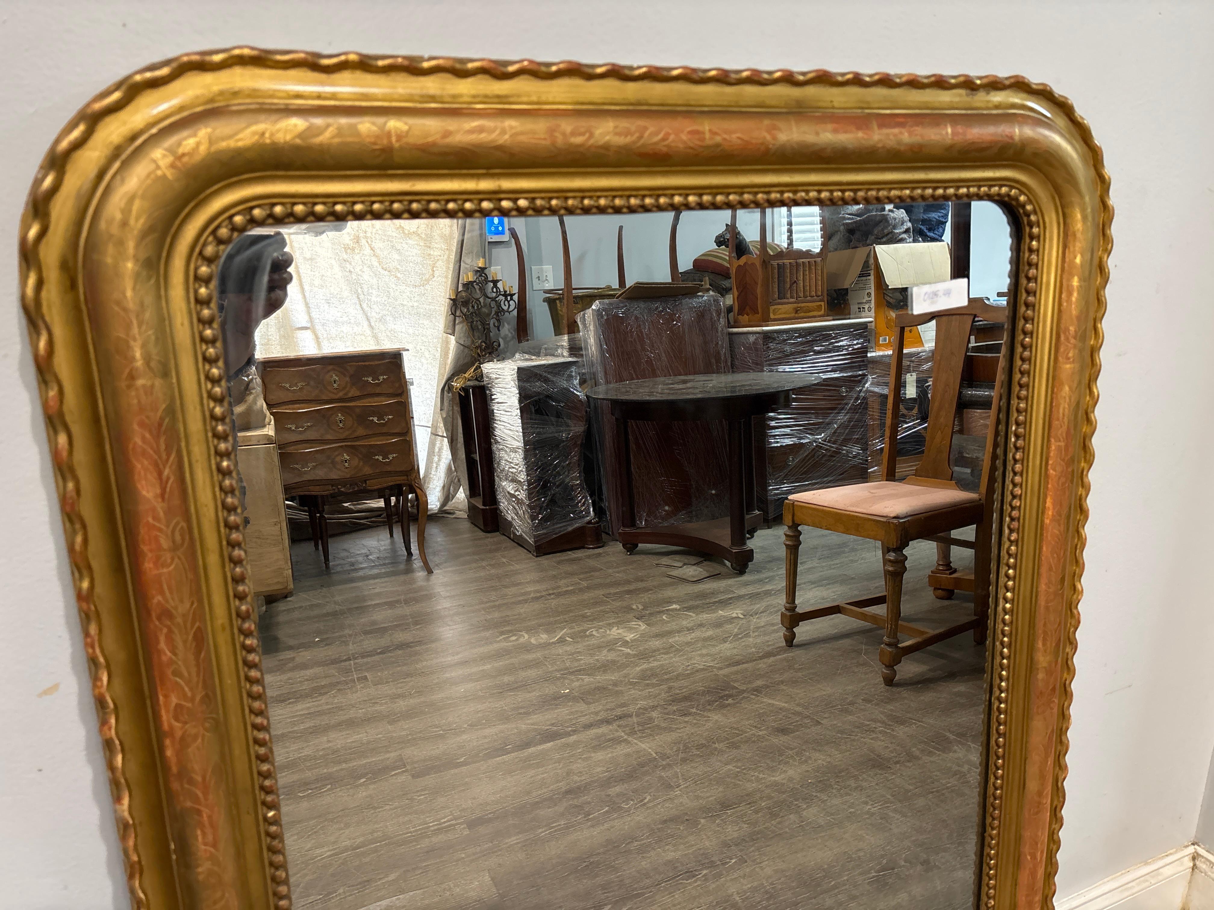 Miroir Louis Philippe français du 19ème siècle en vente 2
