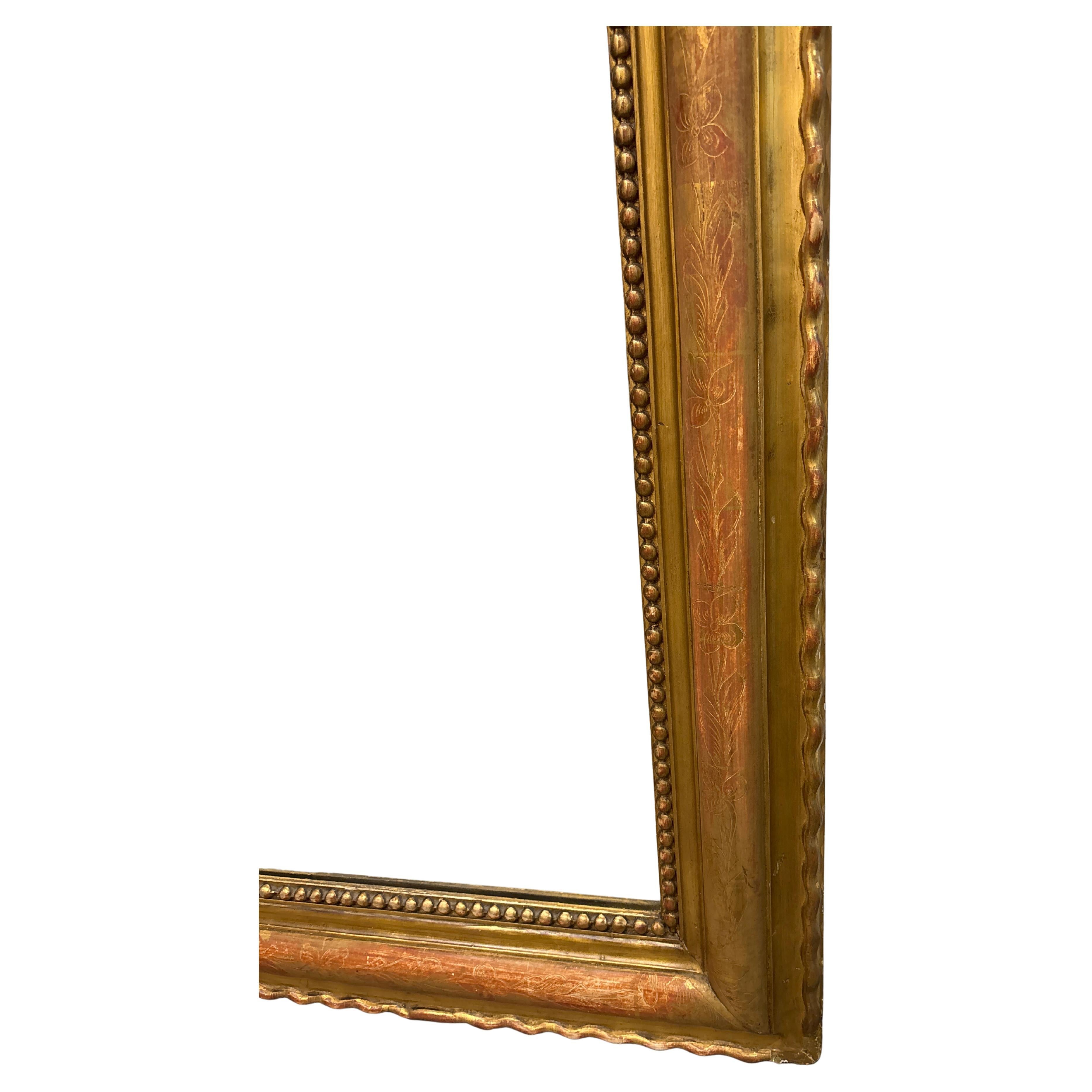 Miroir Louis Philippe français du 19ème siècle Bon état - En vente à Stockbridge, GA