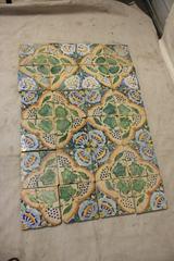 Piastrelle di terracotta francesi del XVIII secolo