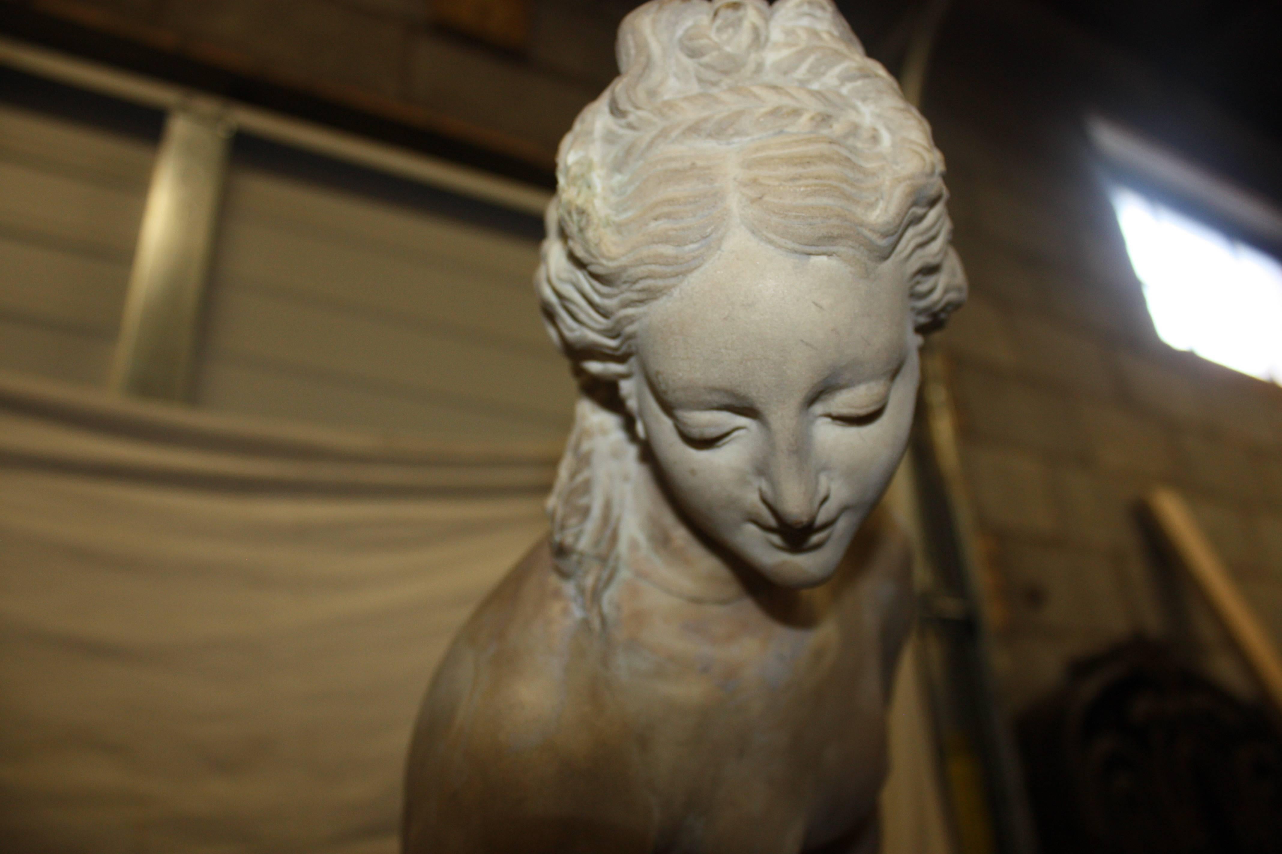 Sculpture en marbre du XIXe siècle Bon état - En vente à Stockbridge, GA