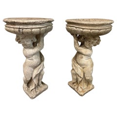 French 19th Century Pair of Tall planters