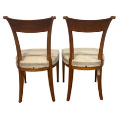 Ensemble de 8 chaises de salle à manger françaises du 19e siècle