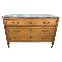 French Louis XVI Commode with Marble Top, Circa 1780