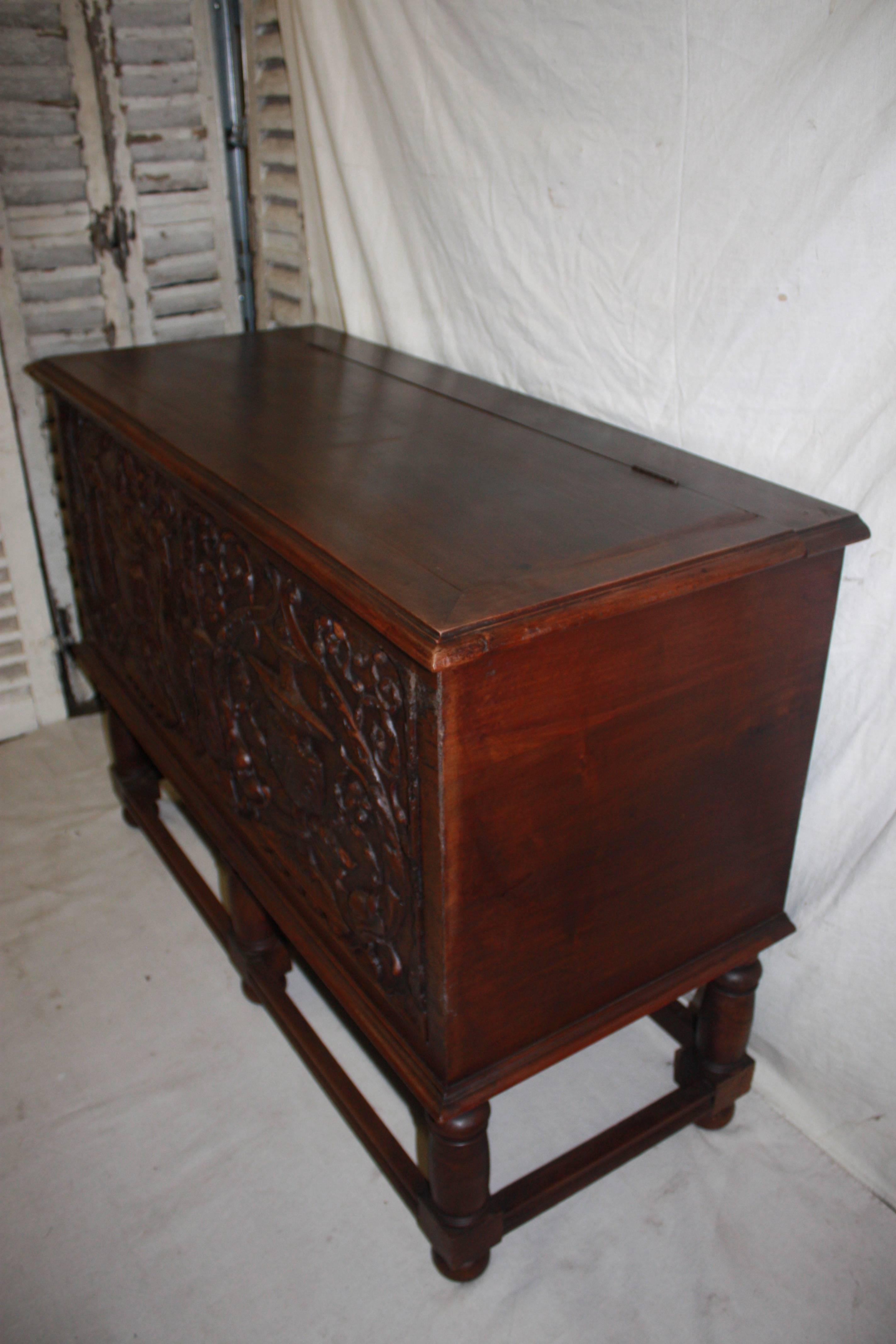 19th century French trunk.