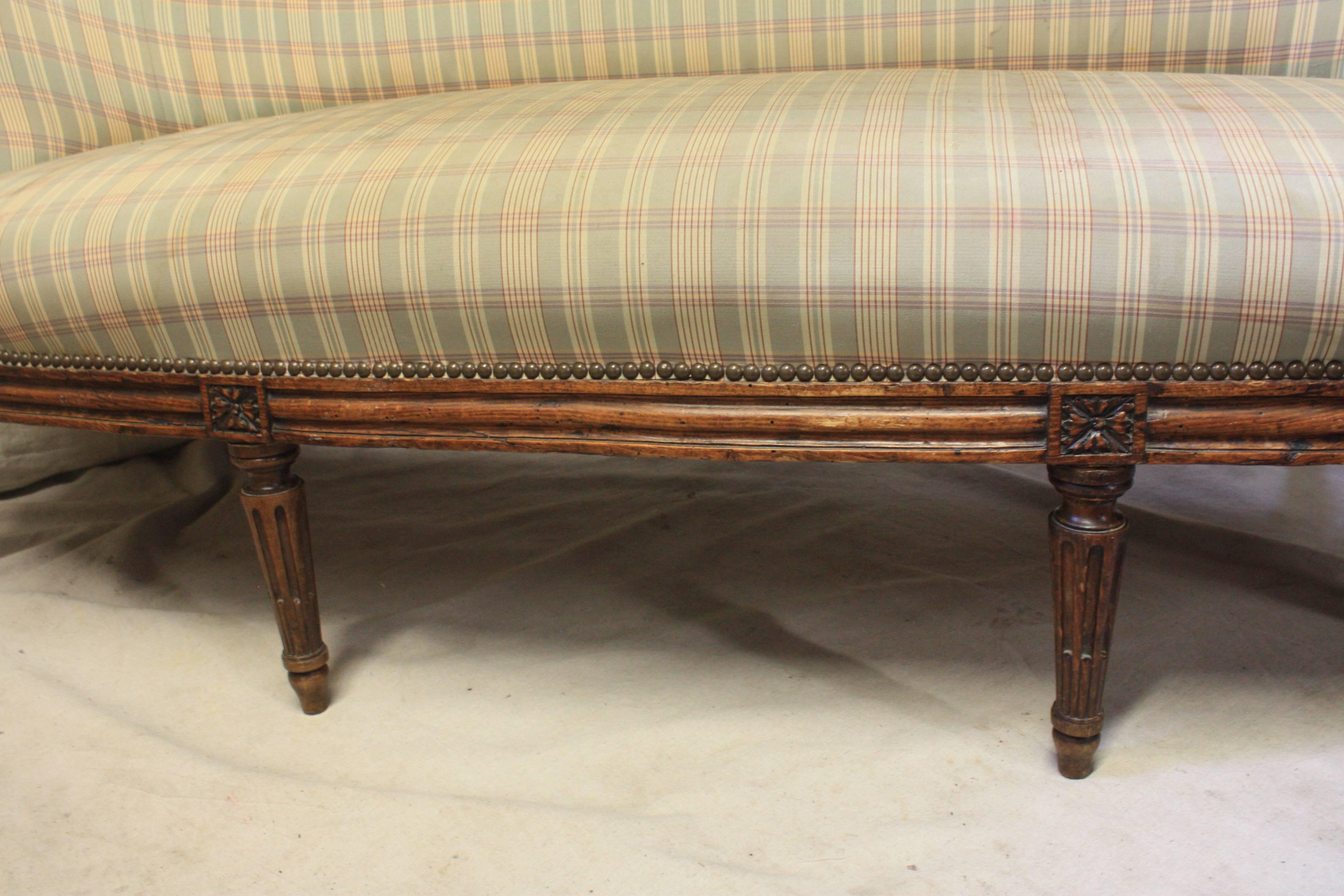 Carved 18th Century French Sofa