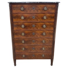 Commode hebdomadaire française du XIXe siècle