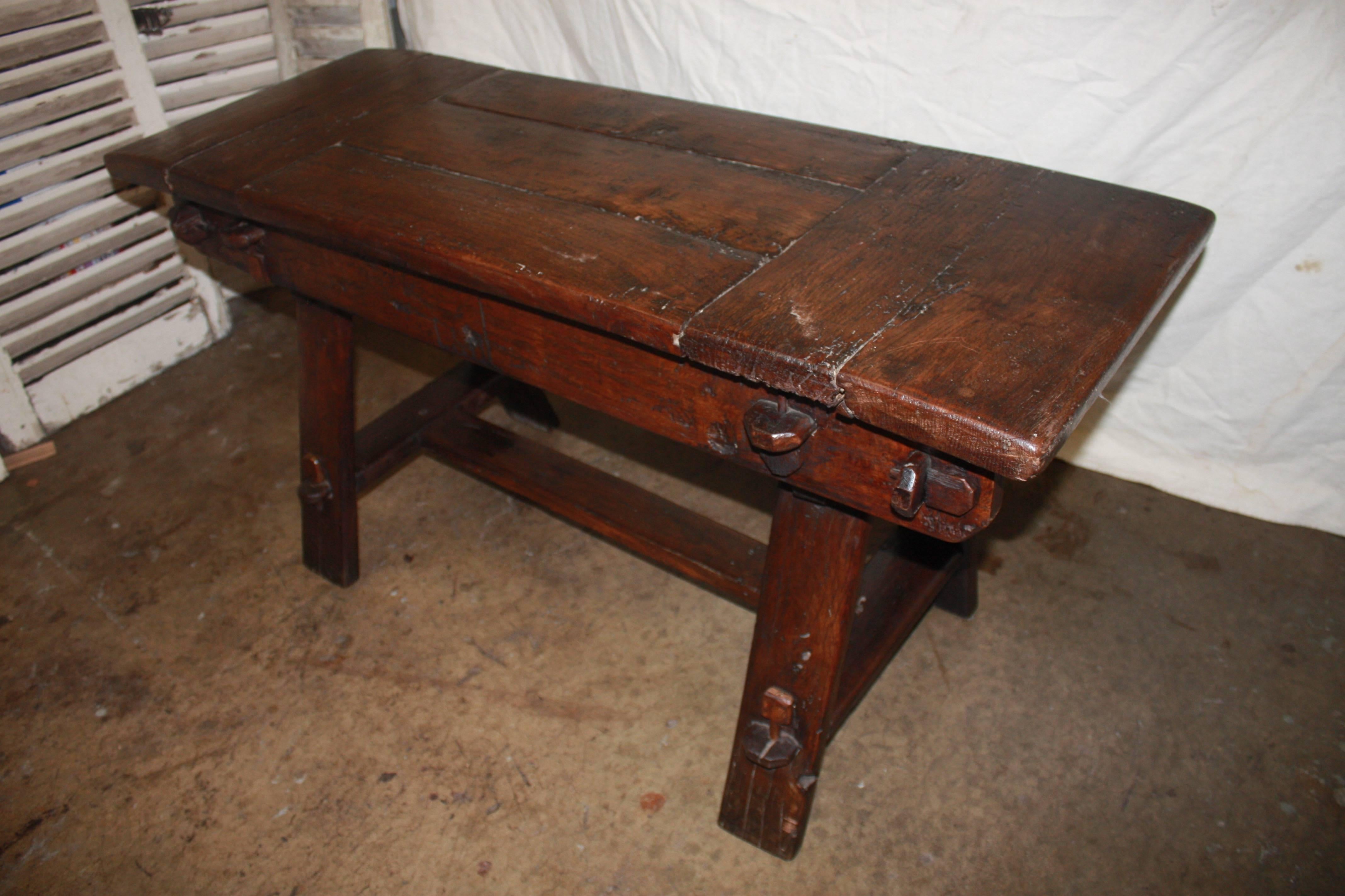 Late 17th century rustic table.